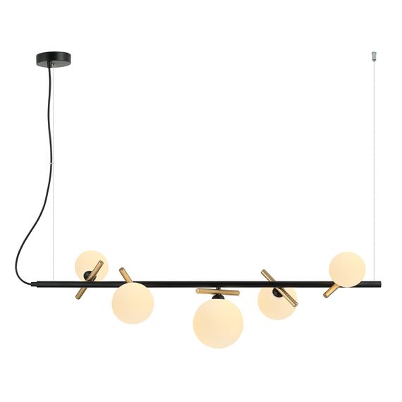 Полилей Reverso PND-5622-5-BK-W Italux 5xG9 | Osvetlenieto.bg