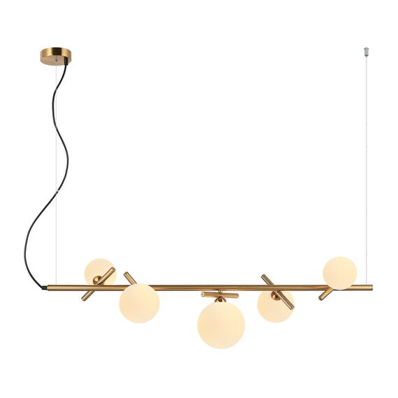 Полилей Reverso PND-5622-5-BRO-W Italux 5xG9 | Osvetlenieto.bg