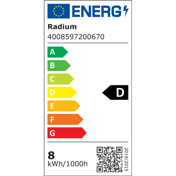 E27 7.5W 4000K Radium LED крушка Filament Матова 1055lm A60 | Osvetlenieto.bg