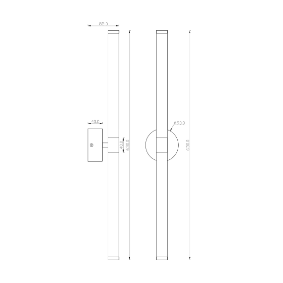 LED Аплик Axis MOD106WL-L16B3K Maytoni 16W 3000K | Osvetlenieto.bg LED Аплик Axis MOD106WL-L16B3K Maytoni 16W 3000K | Osvetlenieto.bg