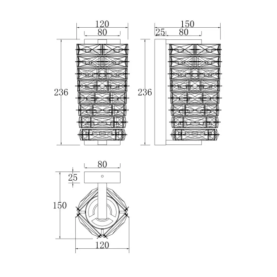 LED Аплик Coil MOD124WL-L6CH3K Maytoni 6W 3000K | Osvetlenieto.bg