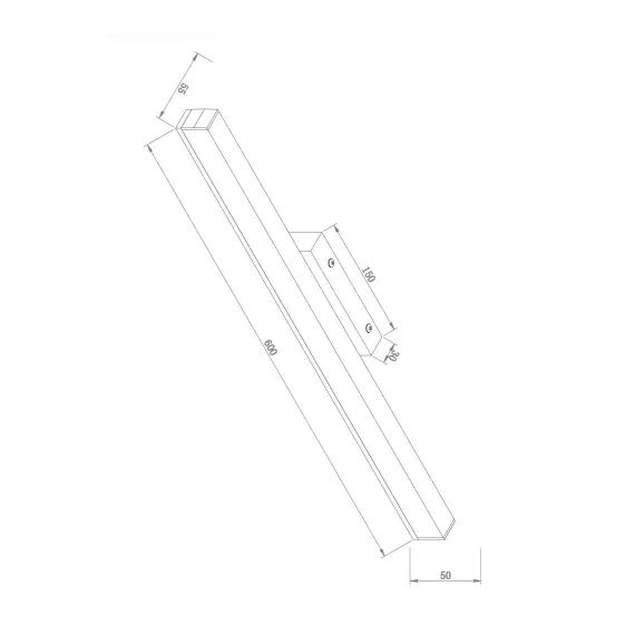 LED Аплик Fichte MIR012WL-L14B4K Maytoni 14W 4000K | Osvetlenieto.bg