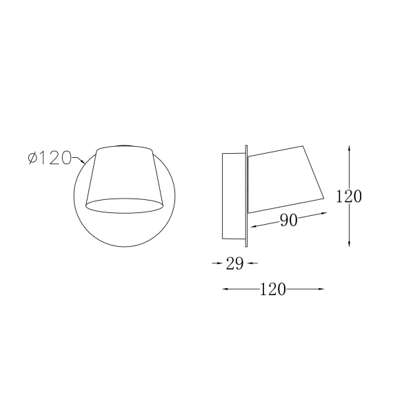 LED Аплик Pixel MOD421WL-L6W3K Maytoni 7W 3000K | Osvetlenieto.bg