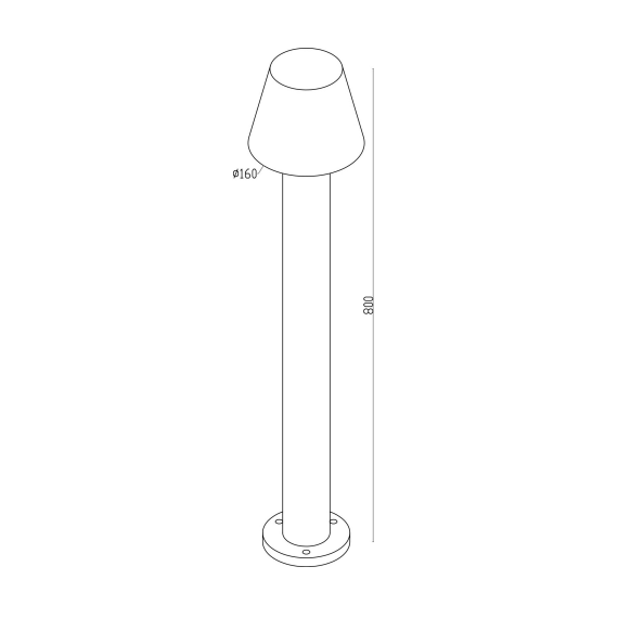 LED Градинска лампа Harz O421FL-L5W Maytoni 5W 3000K IP65 | Osvetlenieto.bg