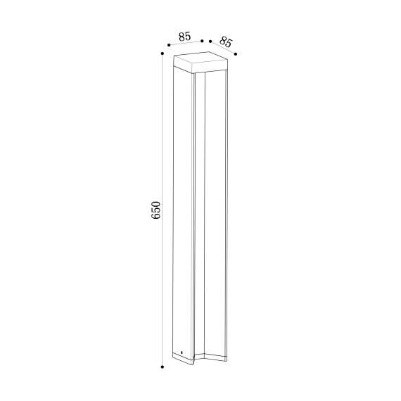 LED Градински стълб Essen O596FL-L9GR4K1 Maytoni 9W 4000K IP54 | Osvetlenieto.bg