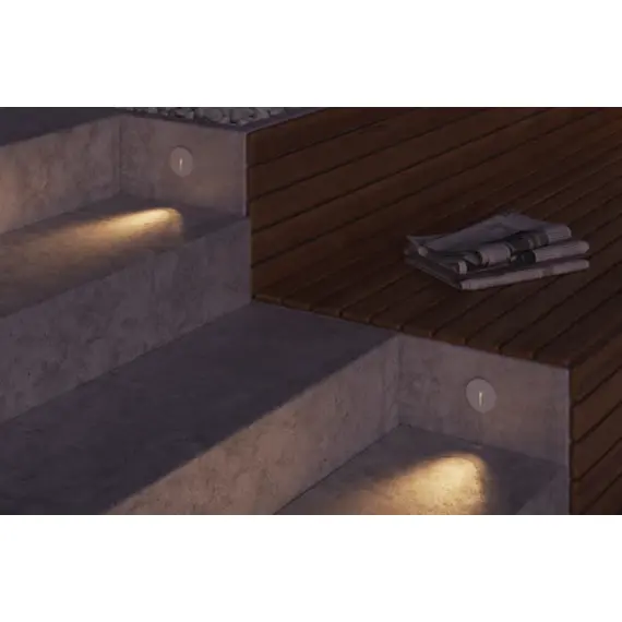 LED Осветител за вграждане в стена Lock O014SL-L3W3K Maytoni 3W 3000K IP54 | Osvetlenieto.bg