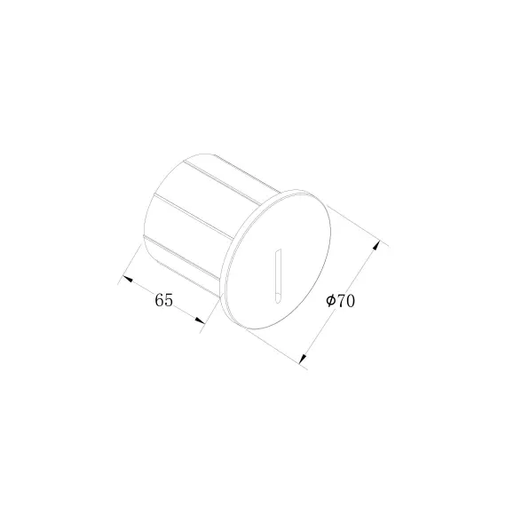 LED Осветител за вграждане в стена Lock O014SL-L3W3K Maytoni 3W 3000K IP54 | Osvetlenieto.bg