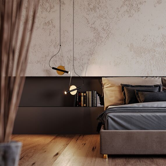 LED Полилей Enigma MOD150PL-L5BS3K Maytoni 5W 3000K | Osvetlenieto.bg