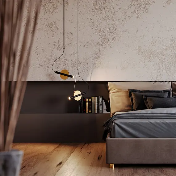 LED Полилей Enigma MOD150PL-L5BS3K Maytoni 5W 3000K | Osvetlenieto.bg