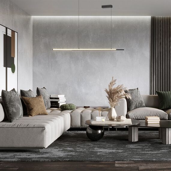 LED Полилей Halo MOD005PL-L36BK Maytoni 48W 4000K | Osvetlenieto.bg