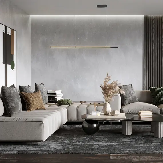 LED Полилей Halo MOD005PL-L36BK Maytoni 48W 4000K | Osvetlenieto.bg