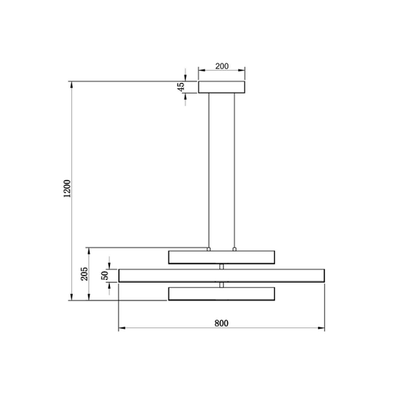 LED Полилей Origami MOD163PL-L38W4K1 Maytoni 46W 4000K | Osvetlenieto.bg LED Полилей Origami MOD163PL-L38W4K1 Maytoni 46W 4000K | Osvetlenieto.bg