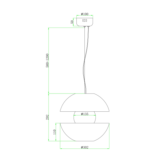 LED Полилей Rebel MOD322PL-L6G3K Maytoni 6W 3000K | Osvetlenieto.bg