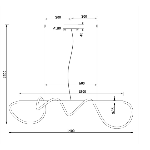 LED Полилей Tau MOD166PL-L30G3K Maytoni 30W 3000K | Osvetlenieto.bg LED Полилей Tau MOD166PL-L30G3K Maytoni 30W 3000K | Osvetlenieto.bg