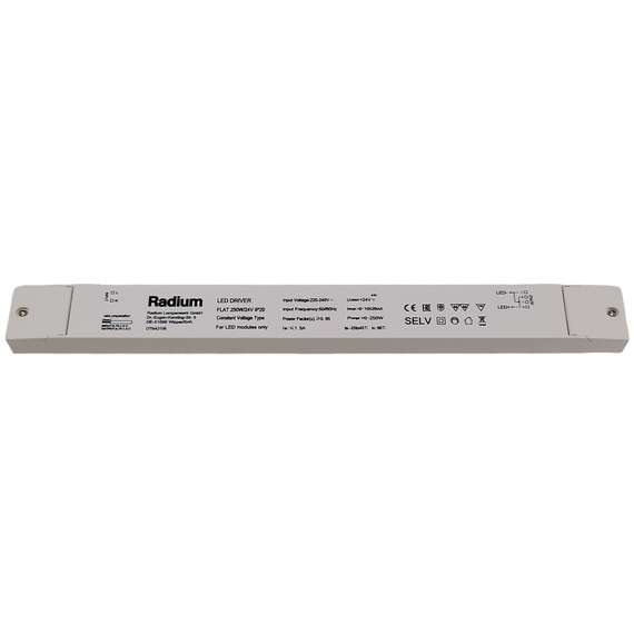 LED захранване RADIUM 250W 24V IP20 | Osvetlenieto.bg