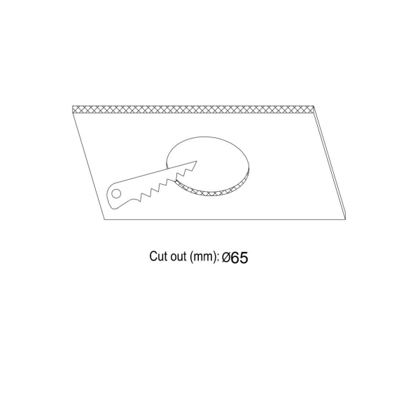Луна за вграждане Reif DL049-01W Maytoni 1xGU10 | Osvetlenieto.bg