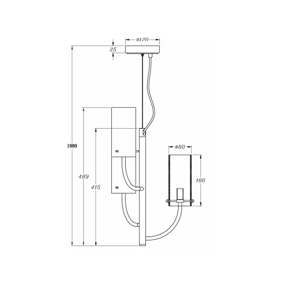 Полилей Arco MOD223PL-03BS Maytoni 3xG9 | Osvetlenieto.bg