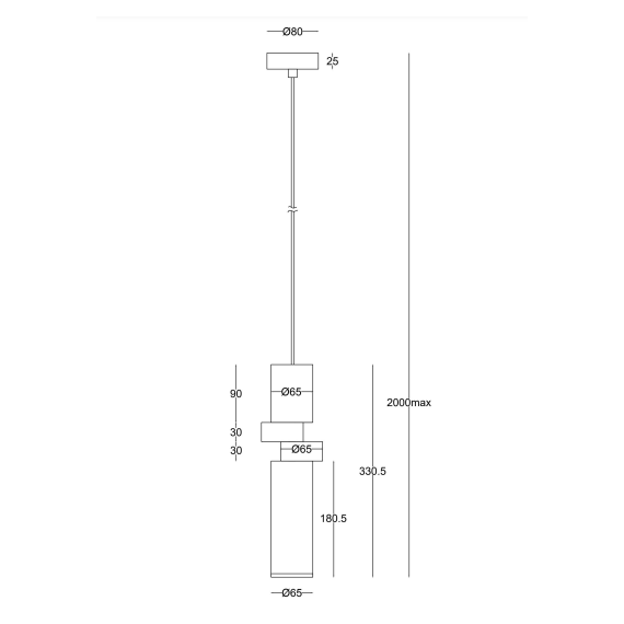 Полилей Palette MOD303PL-01CFL2 Maytoni 1xGU10 | Osvetlenieto.bg