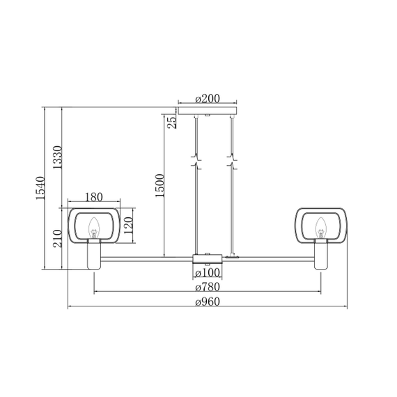 Полилей Vision MOD411PL-06G Maytoni 6xE14 | Osvetlenieto.bg Полилей Vision MOD411PL-06G Maytoni 6xE14 | Osvetlenieto.bg