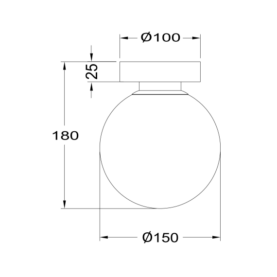 Аплик Basic form MOD321WL-01G1 Maytoni 1xE14 | Osvetlenieto.bg