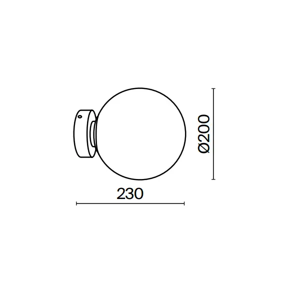 Аплик Basic form MOD321WL-01G3 Maytoni 1xE14 | Osvetlenieto.bg