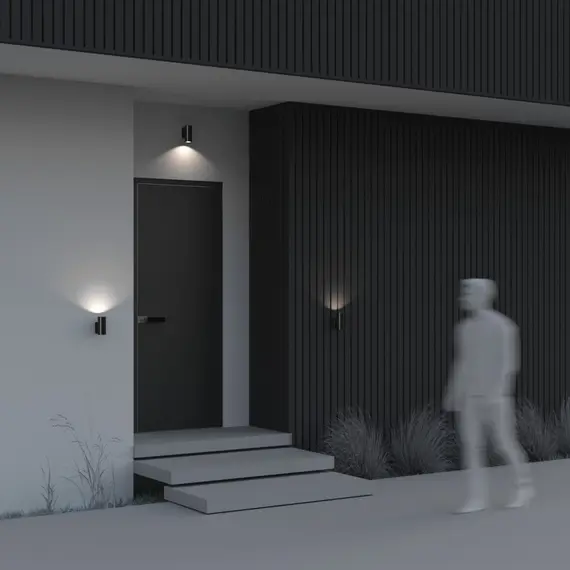 Фасаден аплик Bowery O574WL-01B Maytoni 1xGU10 IP54 | Osvetlenieto.bg