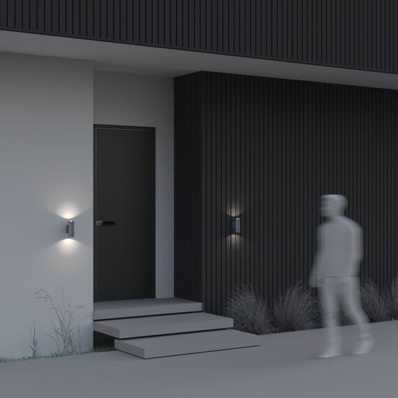 Фасаден аплик Bowery O574WL-02GR Maytoni 2xGU10 IP54 | Osvetlenieto.bg