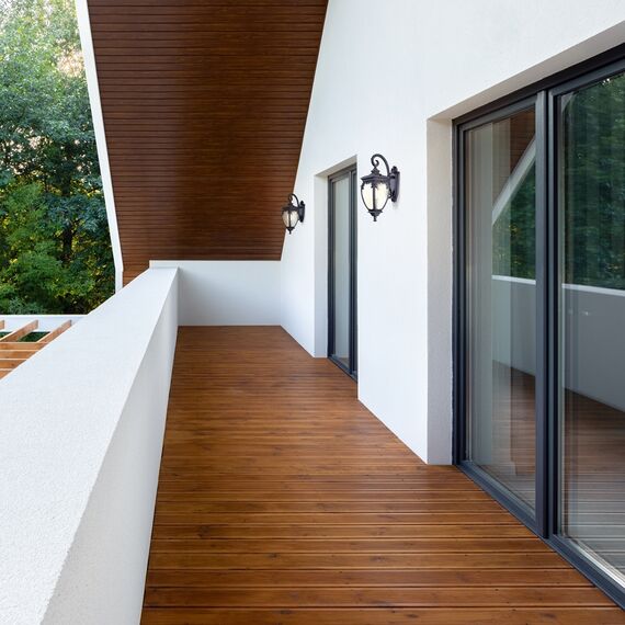 Фасаден аплик Fleur O414WL-01BZ Maytoni 1xE27 IP44 | Osvetlenieto.bg