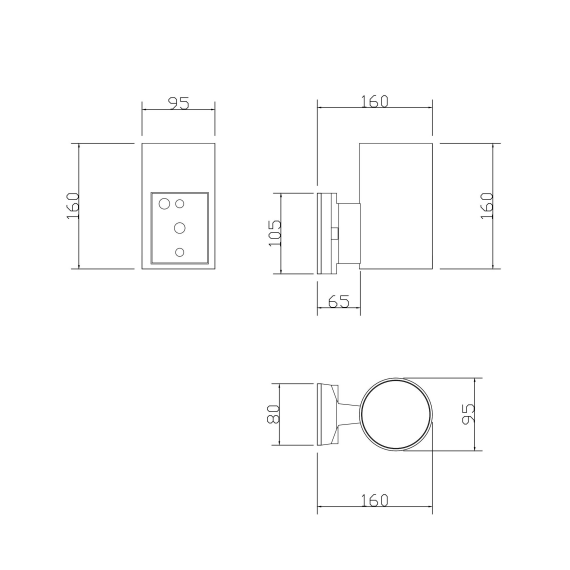 Фасаден аплик Rando O419WL-01W Maytoni 1xE27 IP54 | Osvetlenieto.bg