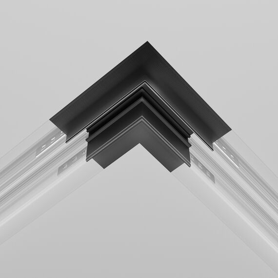 Хоризонтален ъгъл за магнитна шина за вграждане Exility-thin TRACL034-42B-R Maytoni | Osvetlenieto.bg