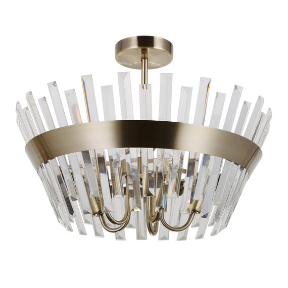 Кристален плафон Altoya PND-22450-5-ABR Italux 5xE14 | Osvetlenieto.bg