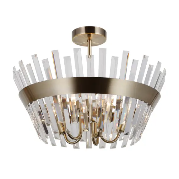 Кристален плафон Altoya PND-22450-5-ABR Italux 5xE14 | Osvetlenieto.bg