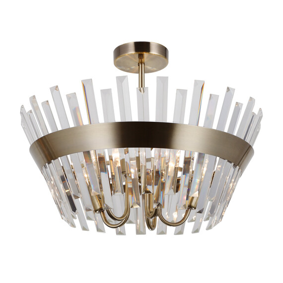 Кристален плафон Altoya PND-22450-5-ABR Italux 5xE14 | Osvetlenieto.bg