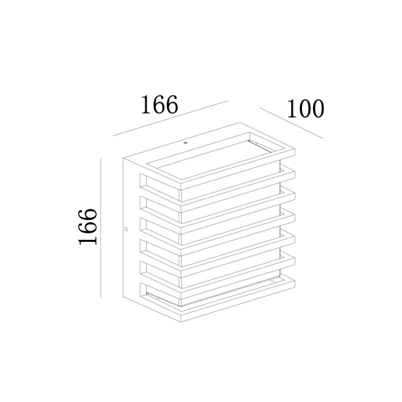LED Фасаден аплик Downing Street O020WL-L10B4K Maytoni 10W 3000K IP65 | Osvetlenieto.bg