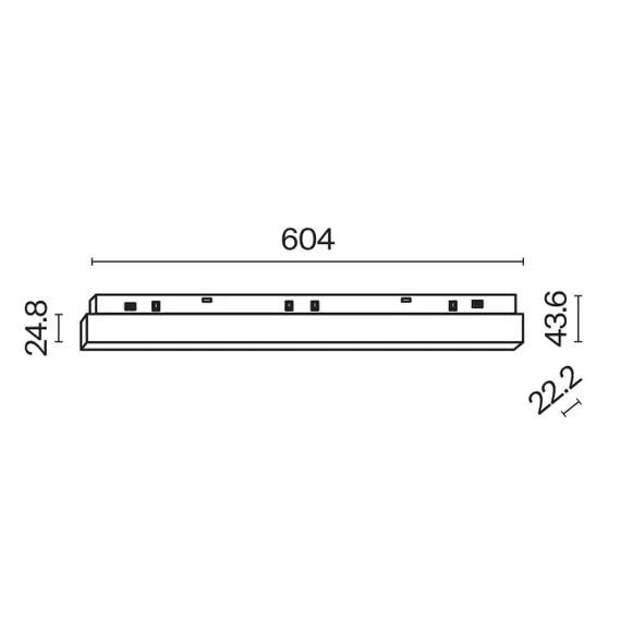 LED Осветител магнитна шина Exility TR030-2-24W3K-B Maytoni 24W 3000K | Osvetlenieto.bg