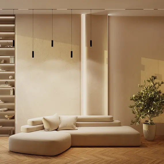 LED пендел магнитна шина Exility TR041-2-12W3K-B Maytoni 12W 3000K | Osvetlenieto.bg