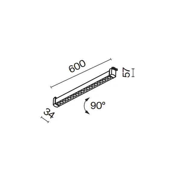 LED Спот Dark Light Points Rot TR010-1-20W4K-M-B Maytoni 20W 4000K | Osvetlenieto.bg