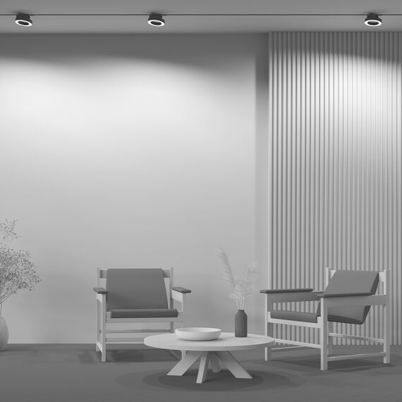 LED Спот за 2L шина Rim TR044-1-12W3K-B Maytoni 12W 3000K | Osvetlenieto.bg