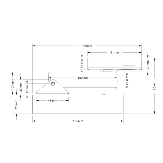 LED Спот за 2L шина Zon TR043-1-12W4K-B Maytoni 12W 4000K | Osvetlenieto.bg