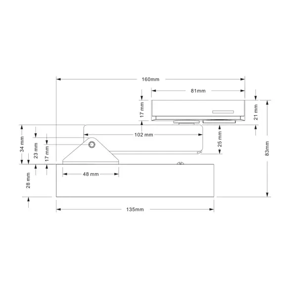 LED Спот за 2L шина Zon TR043-1-12W4K-B Maytoni 12W 4000K | Osvetlenieto.bg