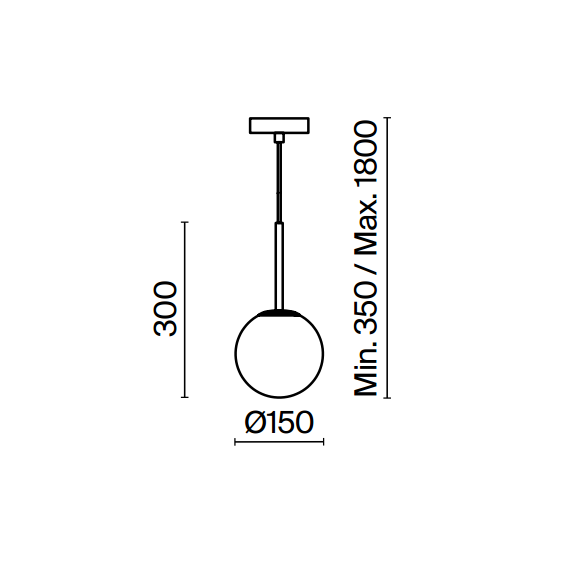 Пендел Basic form MOD321PL-01B Maytoni 1xE14 | Osvetlenieto.bg