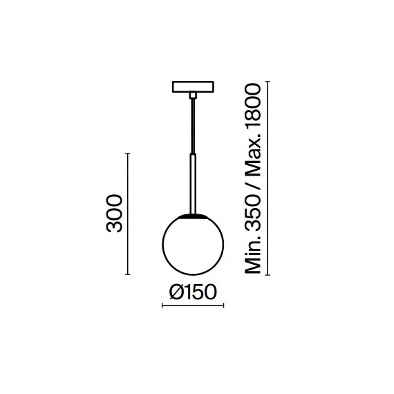 Пендел Basic form MOD321PL-01B Maytoni 1xE14 | Osvetlenieto.bg