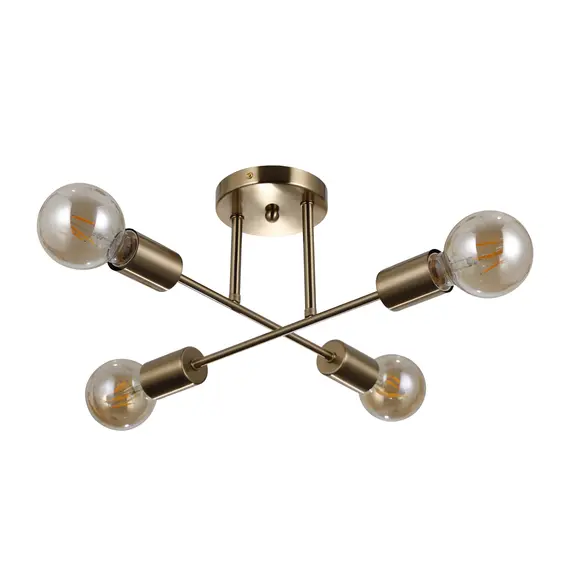 Плафон Formio PND-4052-4-HBR Italux 4xE27 | Osvetlenieto.bg