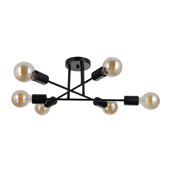 Плафон Formio PND-4052-6-BL Italux 6xE27 | Osvetlenieto.bg
