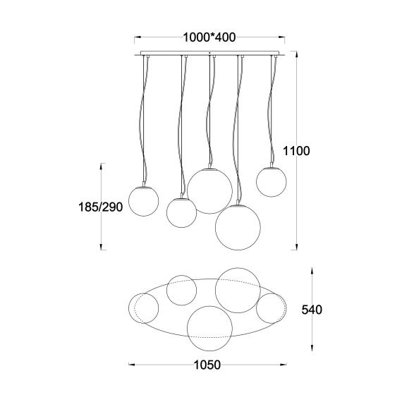 Полилей Basic form MOD321PL-05W1 Maytoni 5xE27 | Osvetlenieto.bg Полилей Basic form MOD321PL-05W1 Maytoni 5xE27 | Osvetlenieto.bg