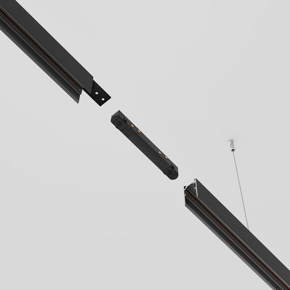 Прав захранващ конектор за магнитна шина Exility TRA034PC-42B Maytoni | Osvetlenieto.bg