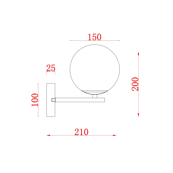 Аплик Marble MOD187WL-01BS Maytoni 1xE27 | Osvetlenieto.bg