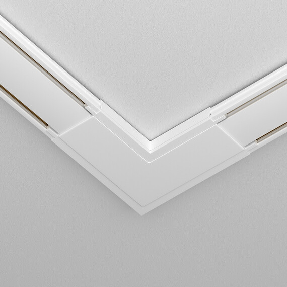Ъглов конектор за магнитна шина Radity White TRA084CL-11W Maytoni | Osvetlenieto.bg