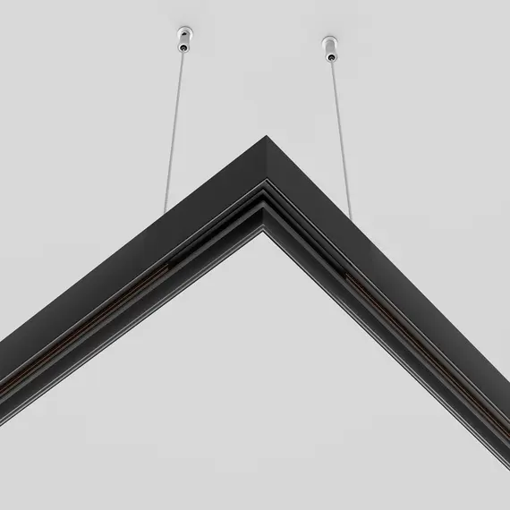 Хоризонтален ъгъл магнитна шина за открит монтаж Exility TRA034HCL-41B Maytoni | Osvetlenieto.bg