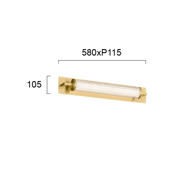 LED Аплик за баня FRIDA 4277900 Viokef 22W 3000K | Osvetlenieto.bg